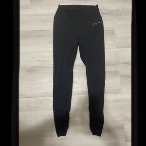 Gymshark x Whitney Simmons Ribbed-Waist Leggings in Black